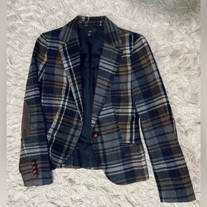 Plaid Zara blazer